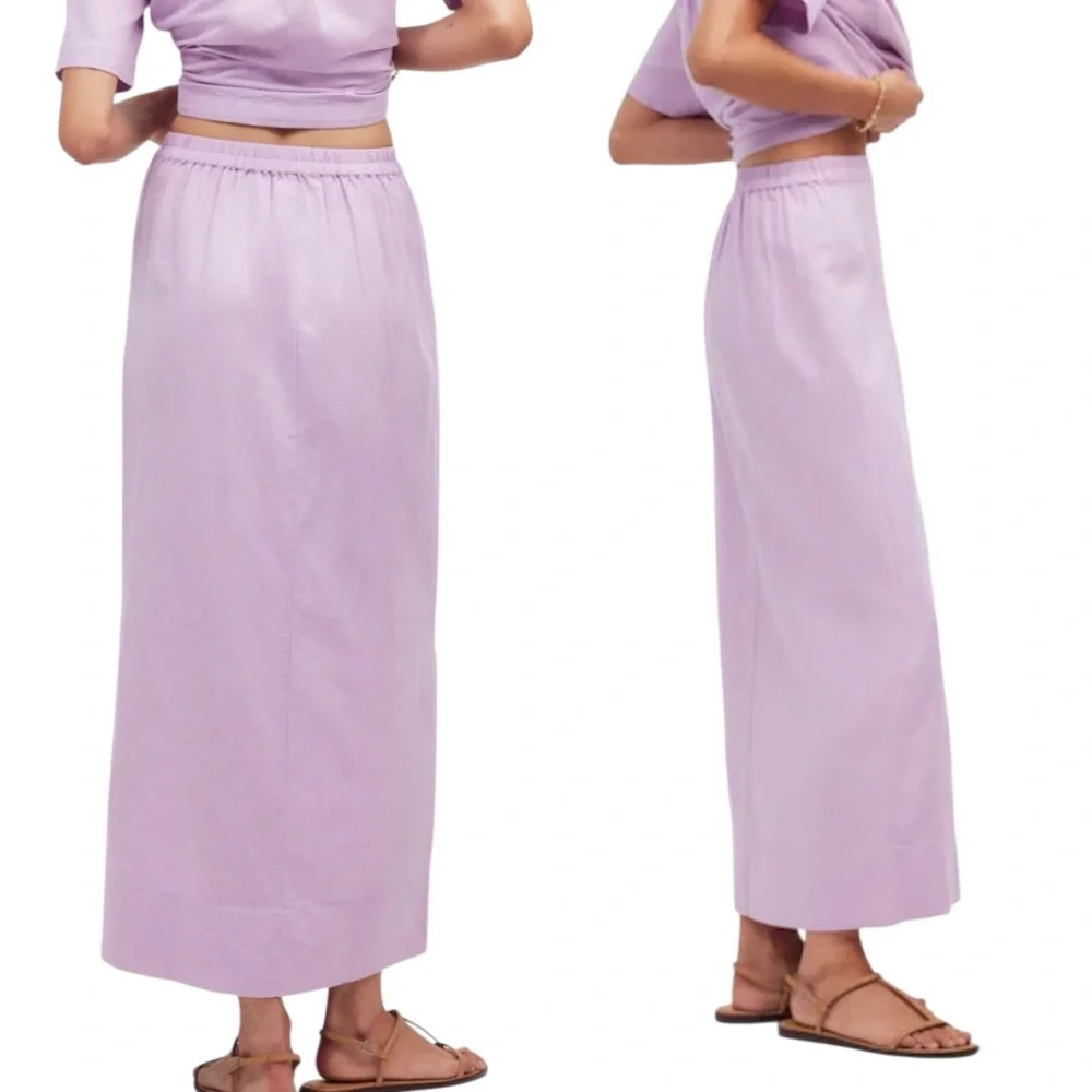 Madewell x Lisa Says Gah! Button-Front Maxi Skirt